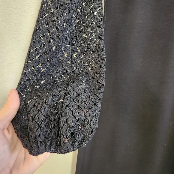 Michael Kors Black Long Sleeve Mini Dress - Picture 2 of 8